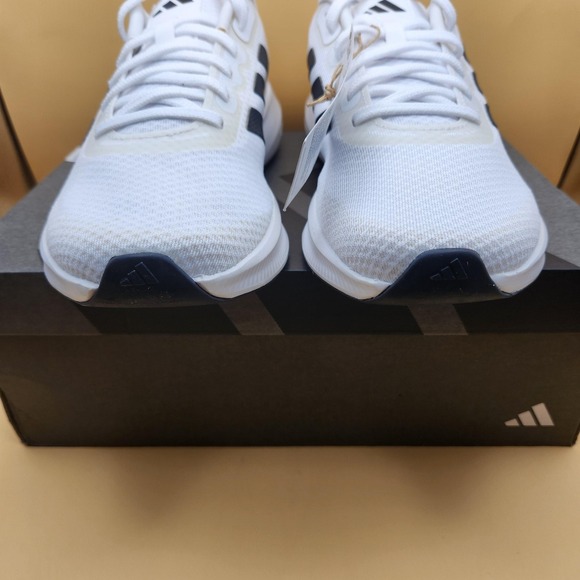 Adidas Shoes Womens Size 11 White Black Runfalcon 3.0 Cloudfoam Running HP7557 - Picture 4 of 10